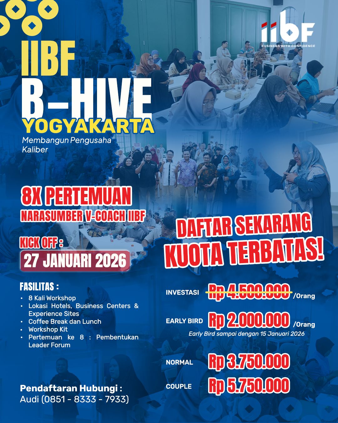 Poster IIBF B-HIVE Yogyakarta